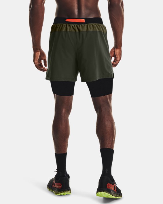 Men's UA Run Anywhere Shorts, Green, pdpMainDesktop image number 1
